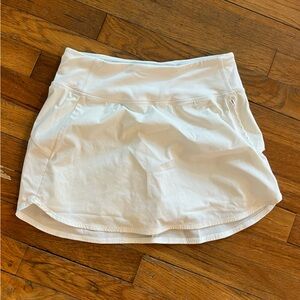 White “Outdoor Voices” skirt